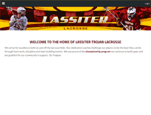 Tablet Screenshot of lassiterlacrosse.com